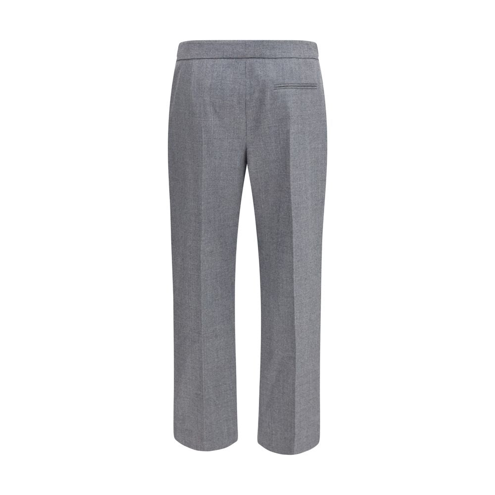 Alexander McQueen Graue Hose aus Ovis Aries Wolle