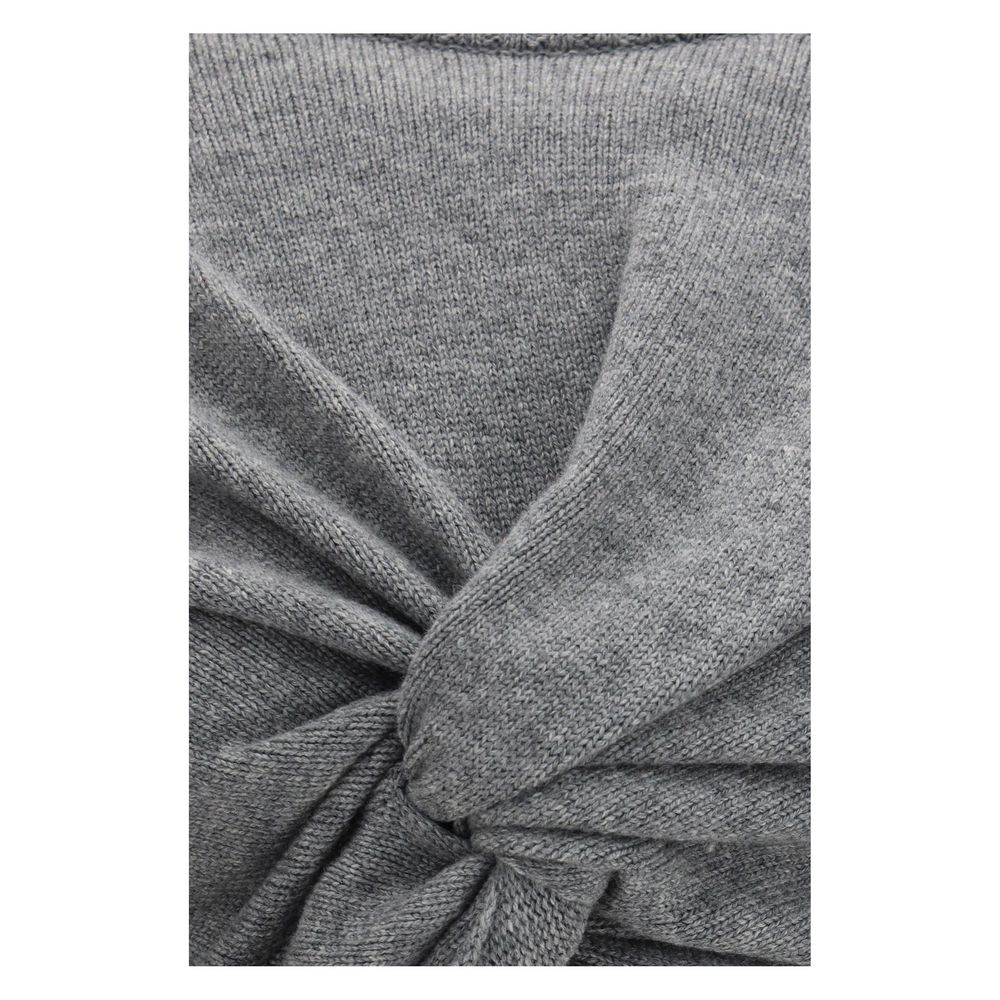 Balenciaga Grauer Oves Aries Wollpullover