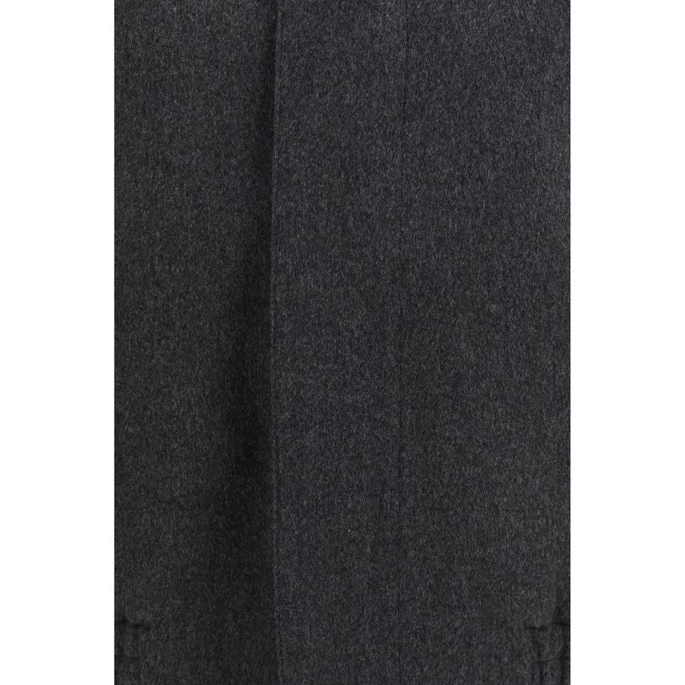 Lardini Grauer Woll-Bomberjacke Aries