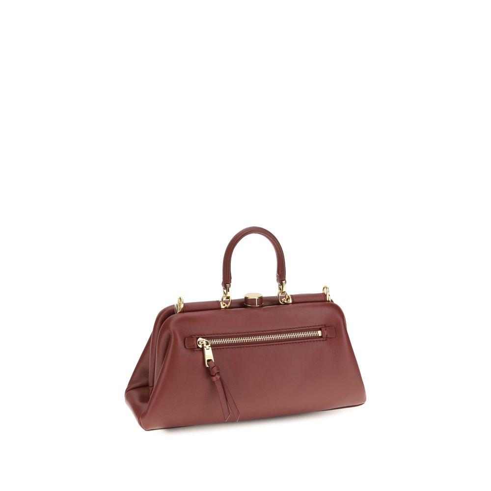 Dolce & Gabbana Handtasche aus rotem Lammleder Ovis Aries