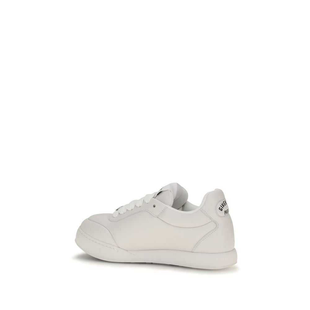Givenchy Weiße Lammleder Ovis Aries Low-Top-Sneaker