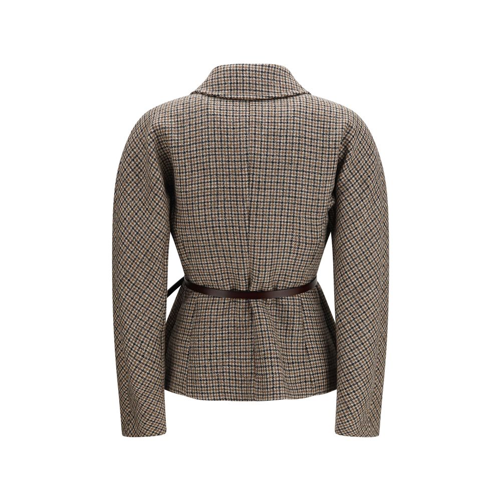 P.A.R.O.S.H. Beige Woll-Blazer Oves Aries