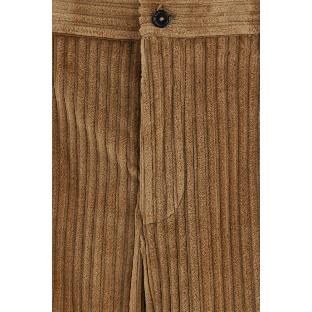 Dolce & Gabbana Braune Baumwollhose für die Freizeit