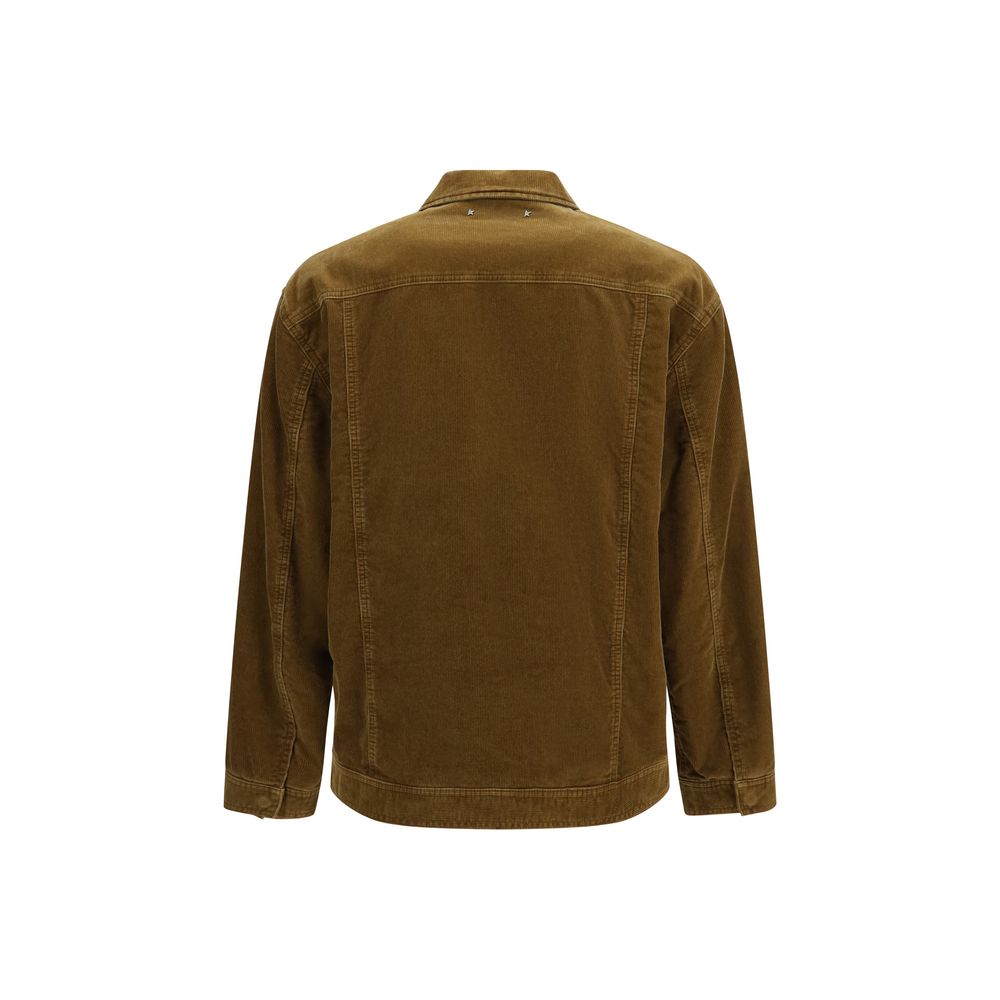 Golden Goose Braune Baumwolljacke in voller Länge