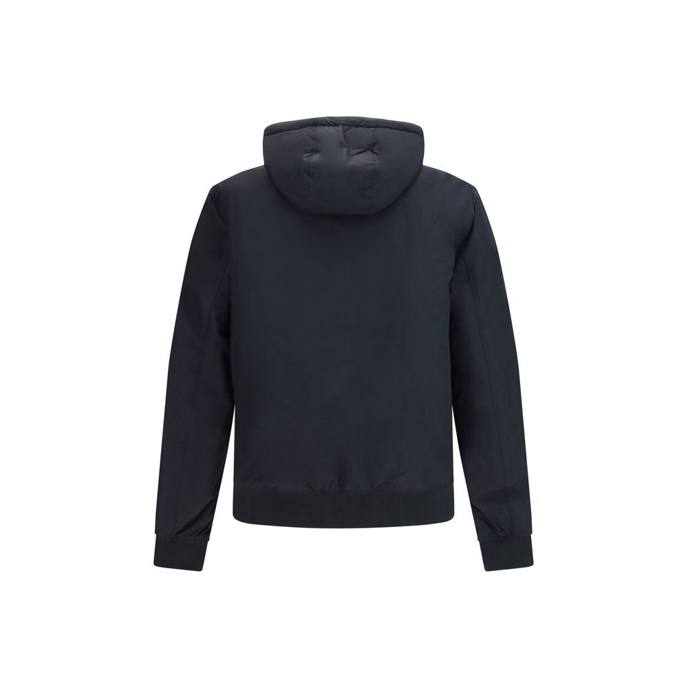 Fred Perry Schwarze Polyamid-Shell-Jacke