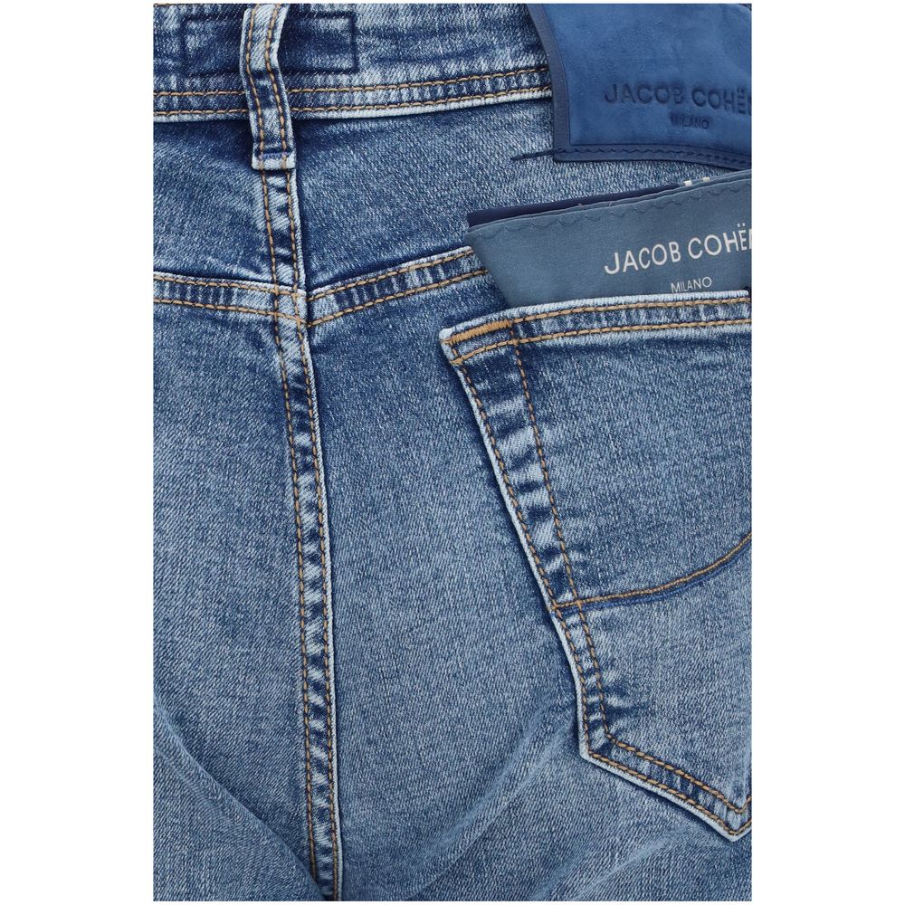 Jacob Cohen Blaue Baumwoll-Jeans im Slim Fit