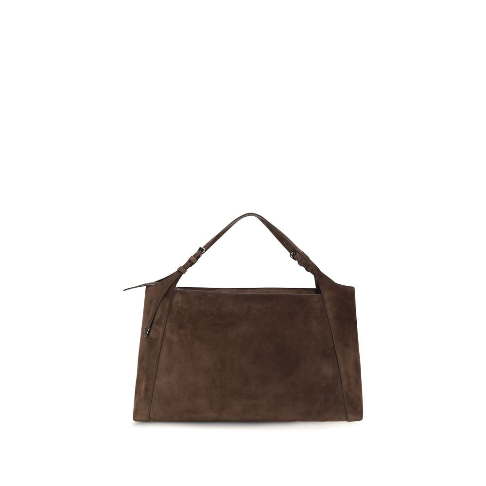 Brunello Cucinelli Braune Wildleder-Handtasche