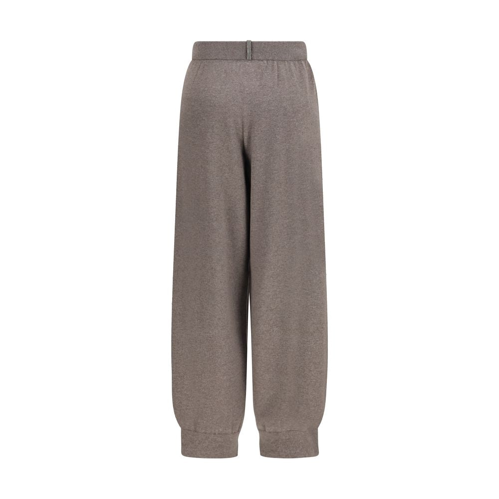 Fabiana Filippi Graue Hose aus Ovis Aries Wolle