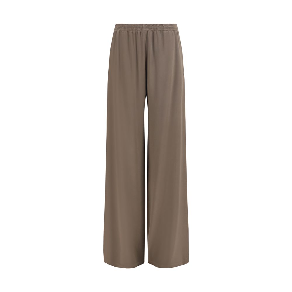 Fabiana Filippi Braune Viskose-Freizeithose
