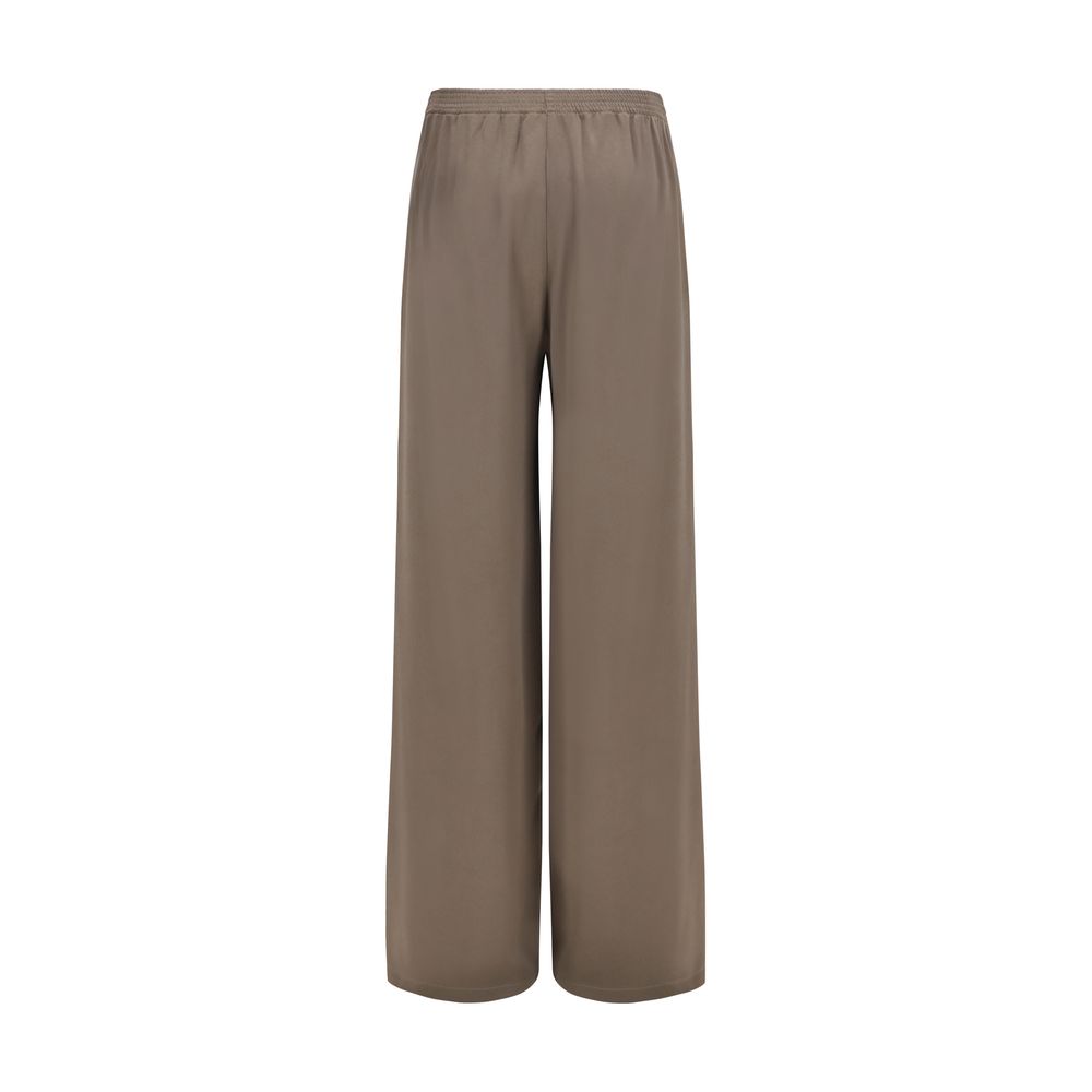 Fabiana Filippi Braune Viskose-Freizeithose