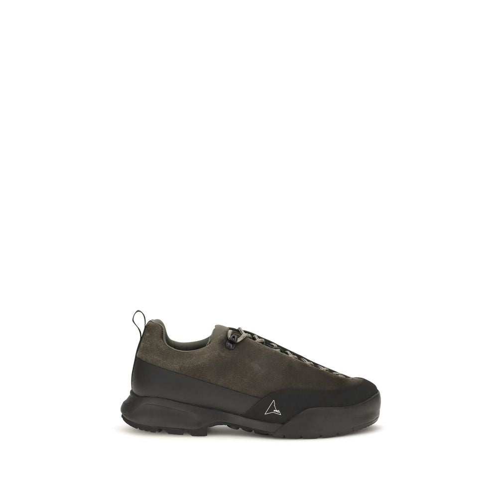 ROA Braune Kalbsleder Bos Taurus Athletic Sneaker