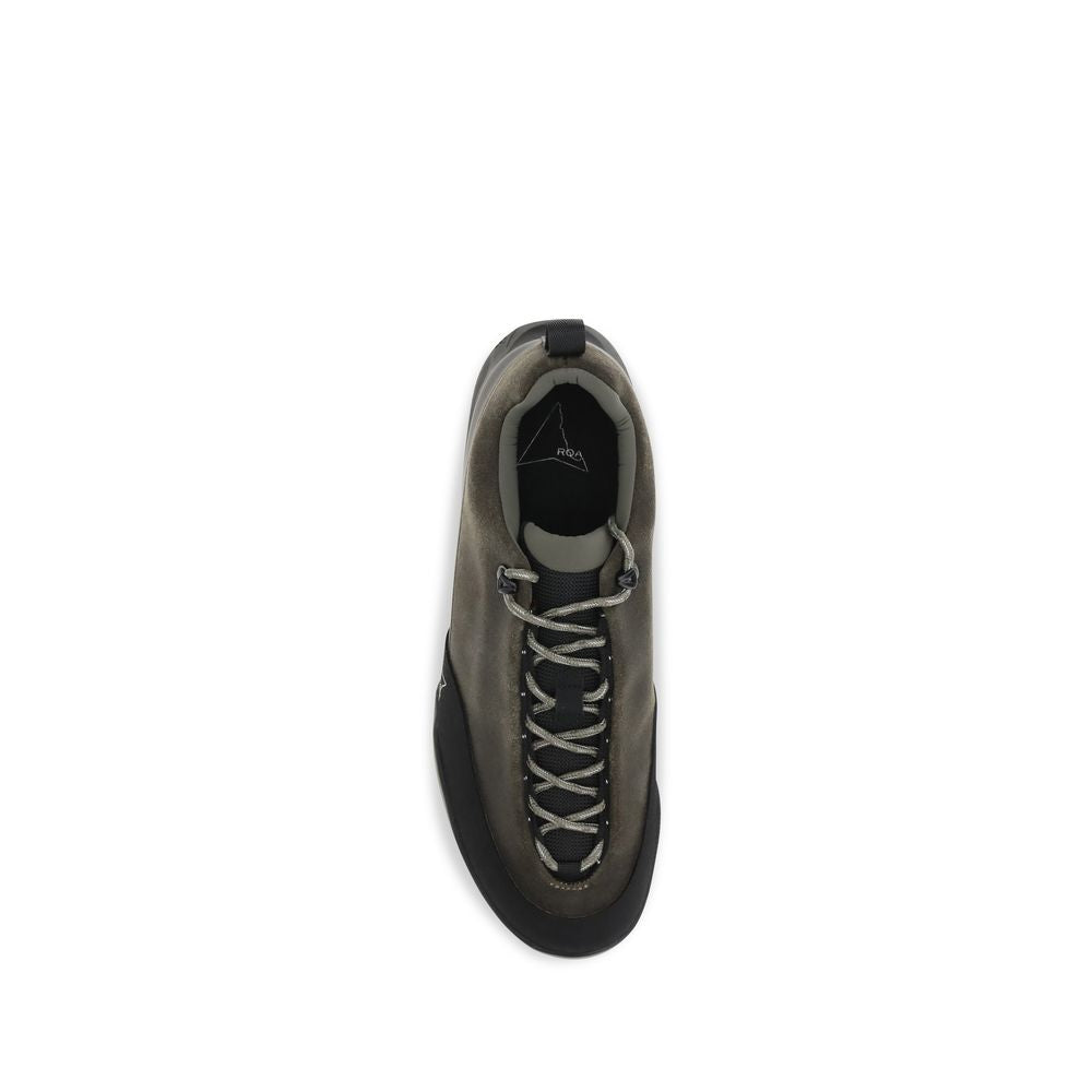 ROA Braune Kalbsleder Bos Taurus Athletic Sneaker
