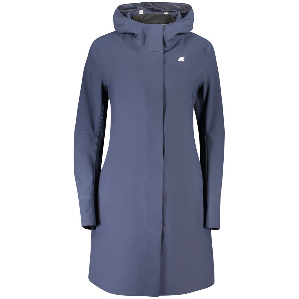 K-WAY Damenjacke aus blauem Polyester