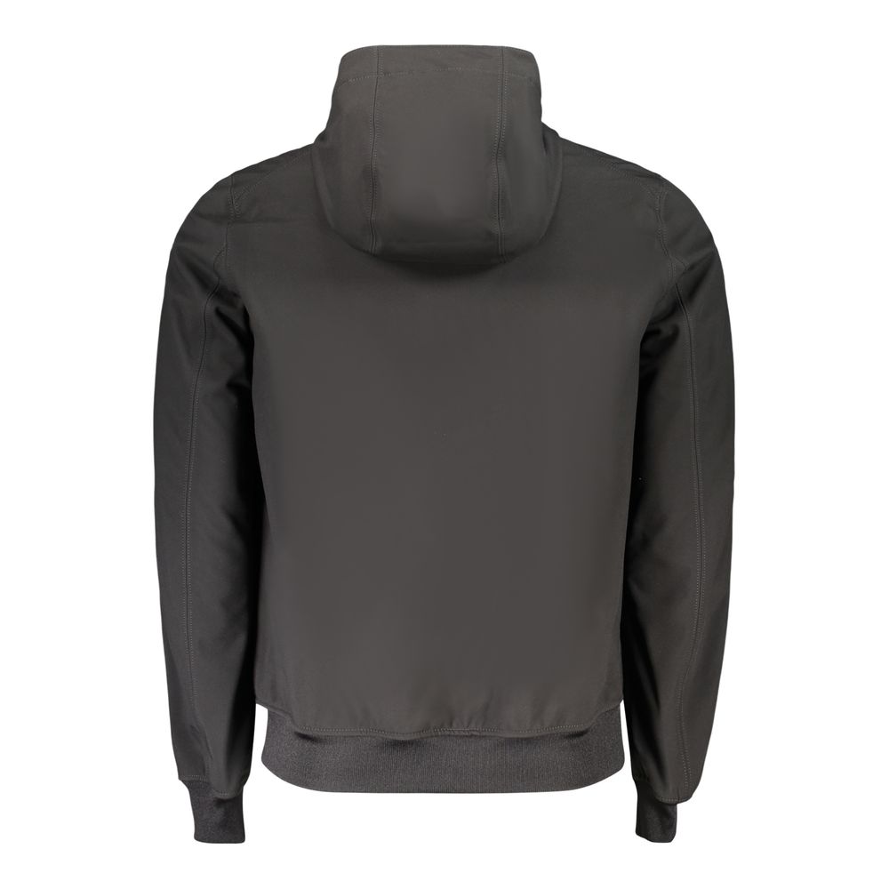 K-WAY Schwarze Herrenjacke aus Polyester
