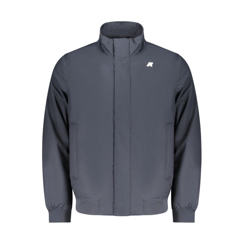 K-WAY Blaue Herrenjacke aus Polyester