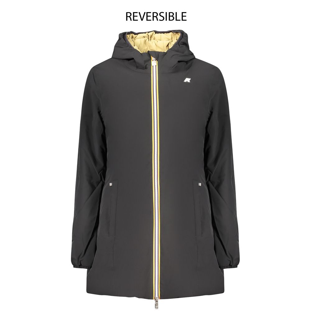 K-WAY Schwarze Nylon-Damenjacke