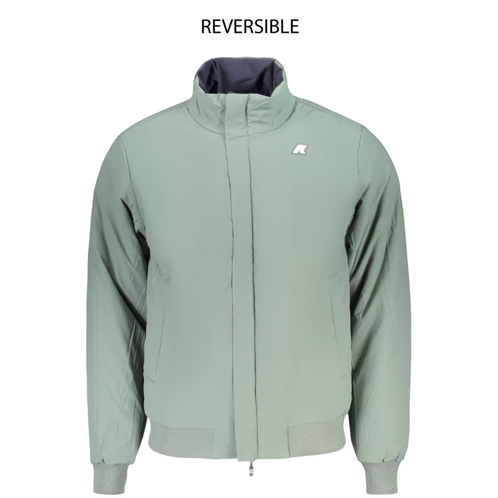 K-WAY Blaue Herrenjacke aus Polyamid