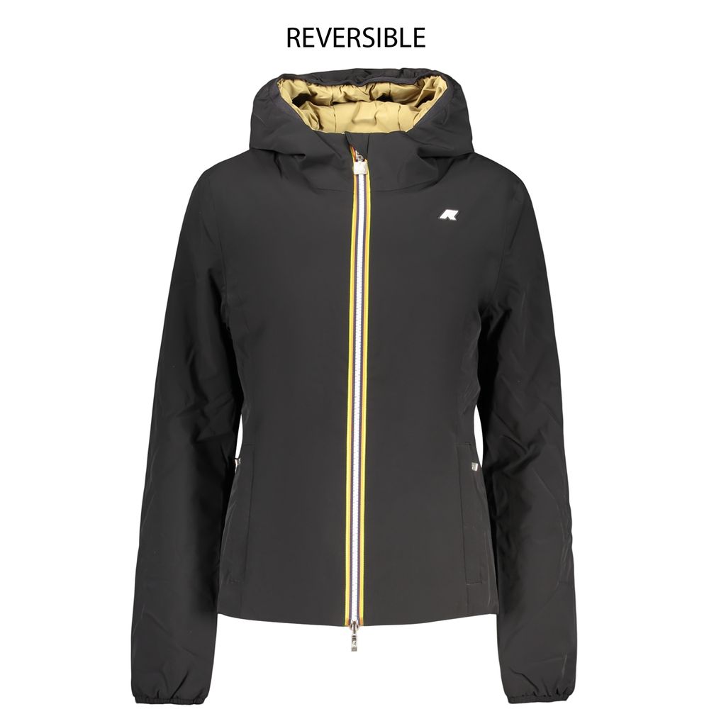 K-WAY Schwarze Nylon-Jacken & Mantel