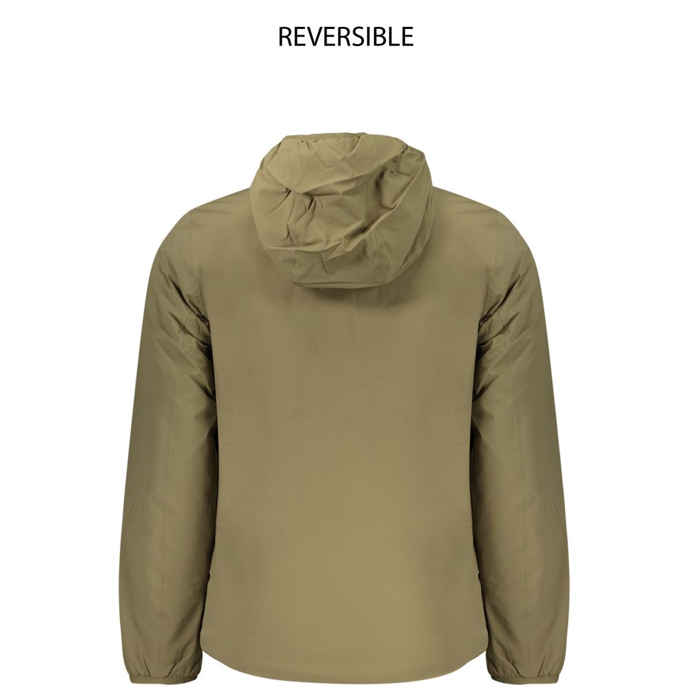 K-WAY Grüne Nylon Männer Jacke