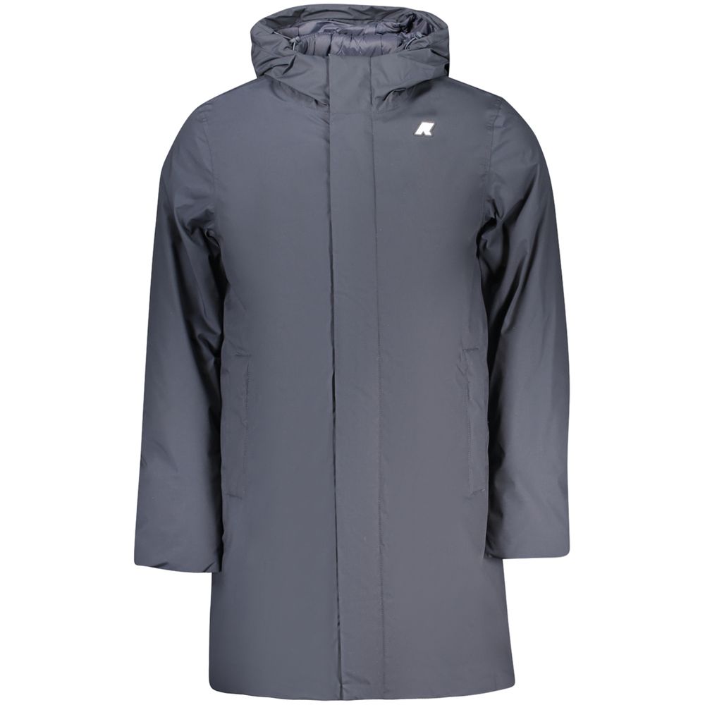 K-WAY Blaue Herrenjacke aus Polyester