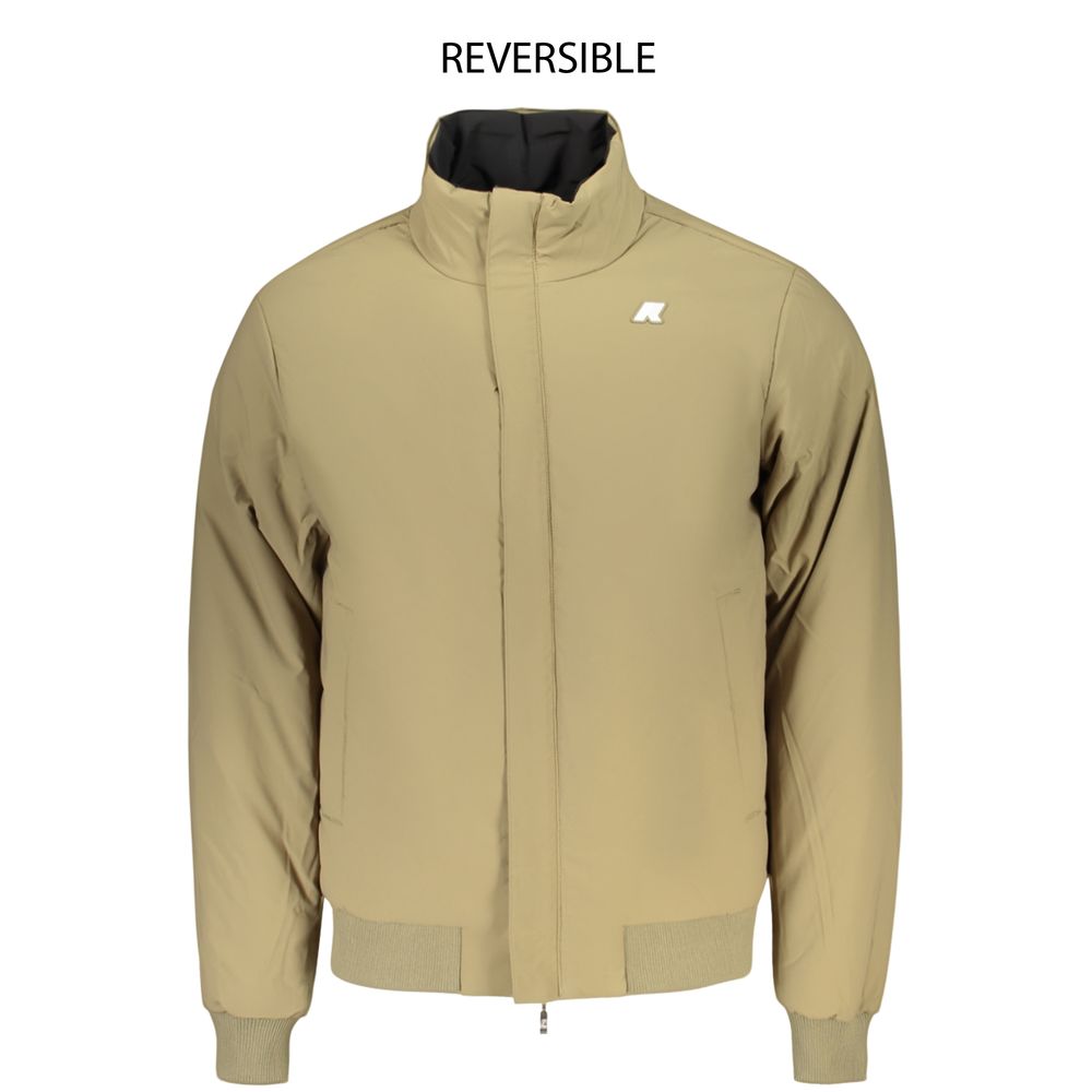K-WAY Schwarze Herrenjacke aus Stoff