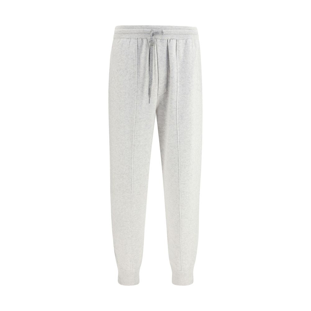 Brunello Cucinelli Graue Kaschmir-Freizeithose