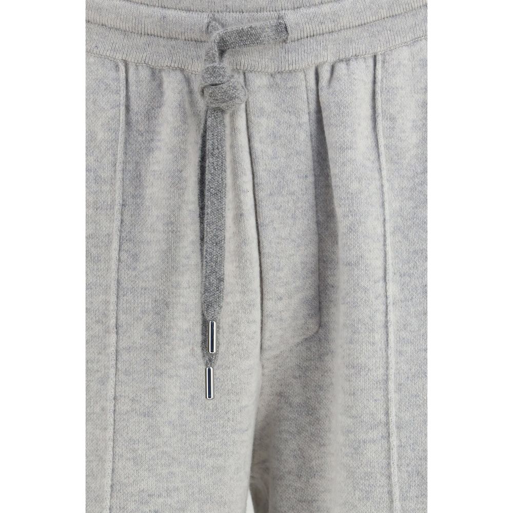 Brunello Cucinelli Graue Kaschmir-Freizeithose