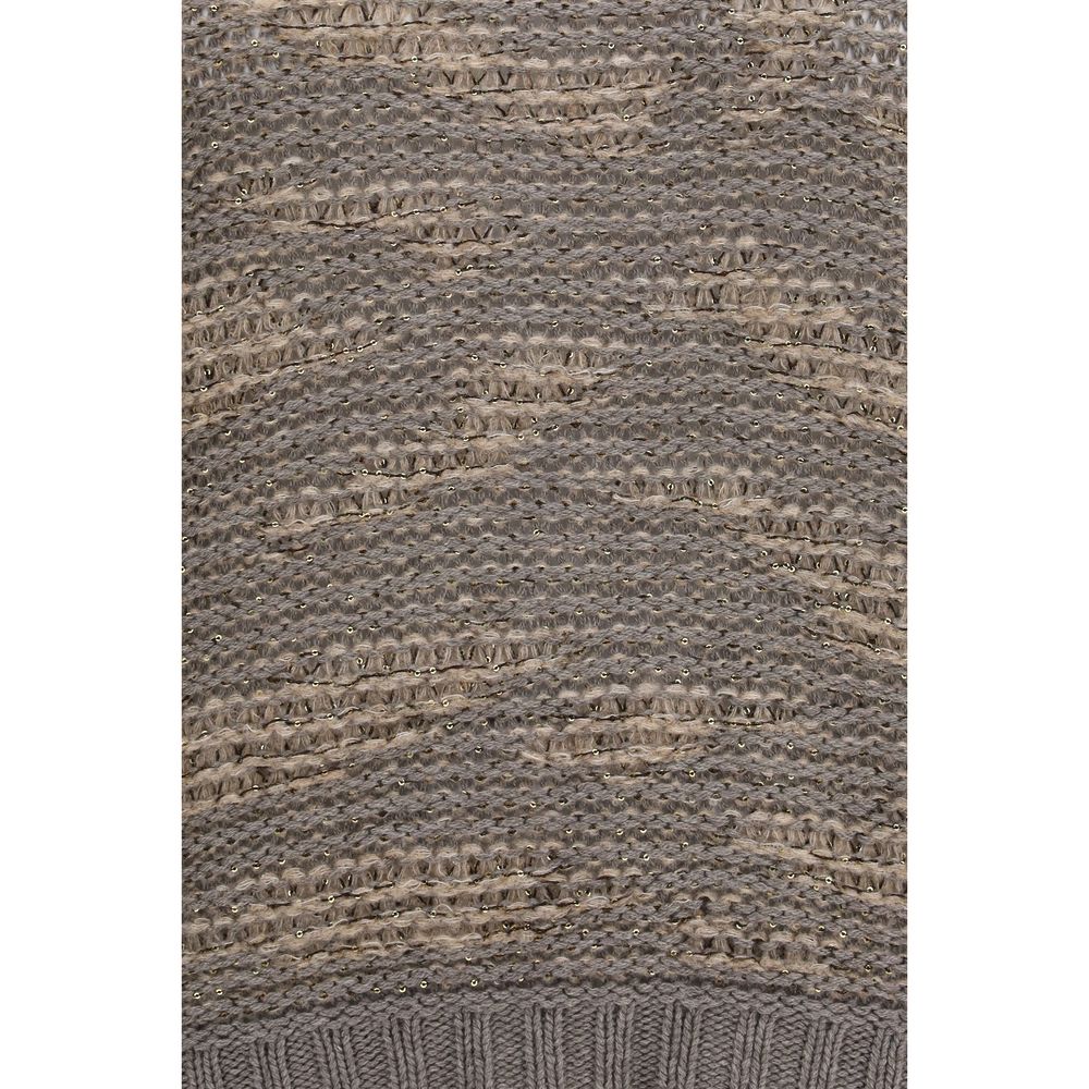 Fabiana Filippi Grauer Oves Aries Wollpullover