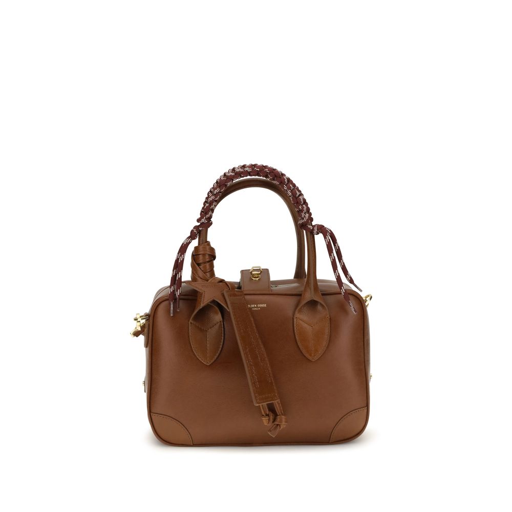 Golden Goose Braune Kalbsleder Bos Taurus Handtasche