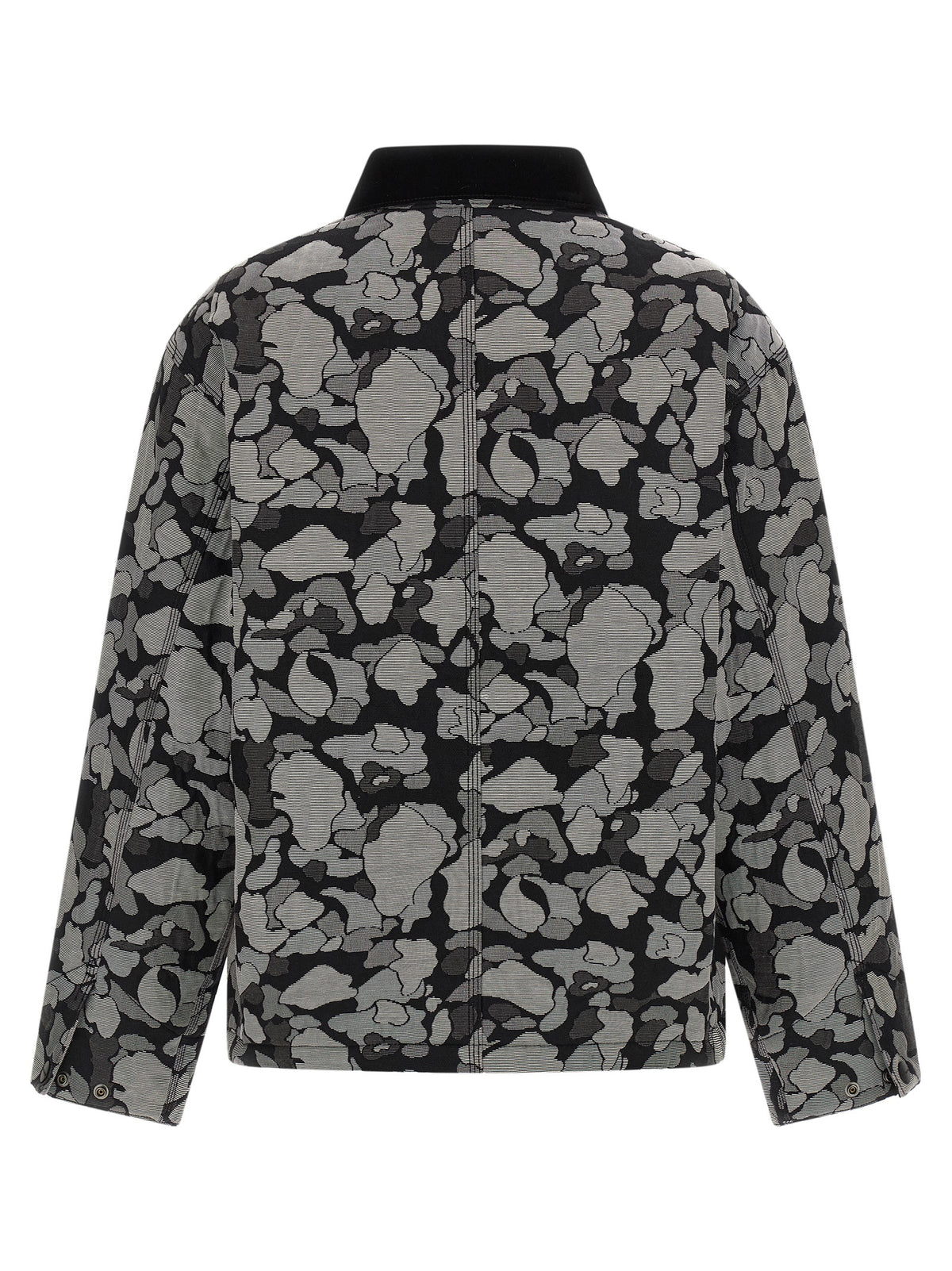 Carhartt Wip Graue Baumwolljacke in voller Länge