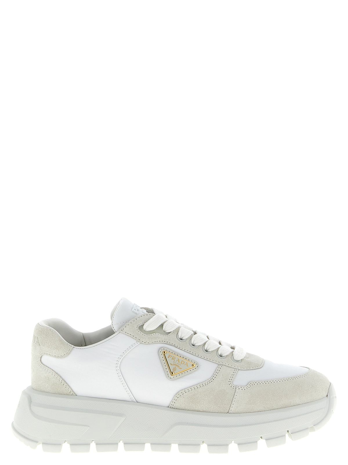 Prada Weiße Sneaker aus Polyamid