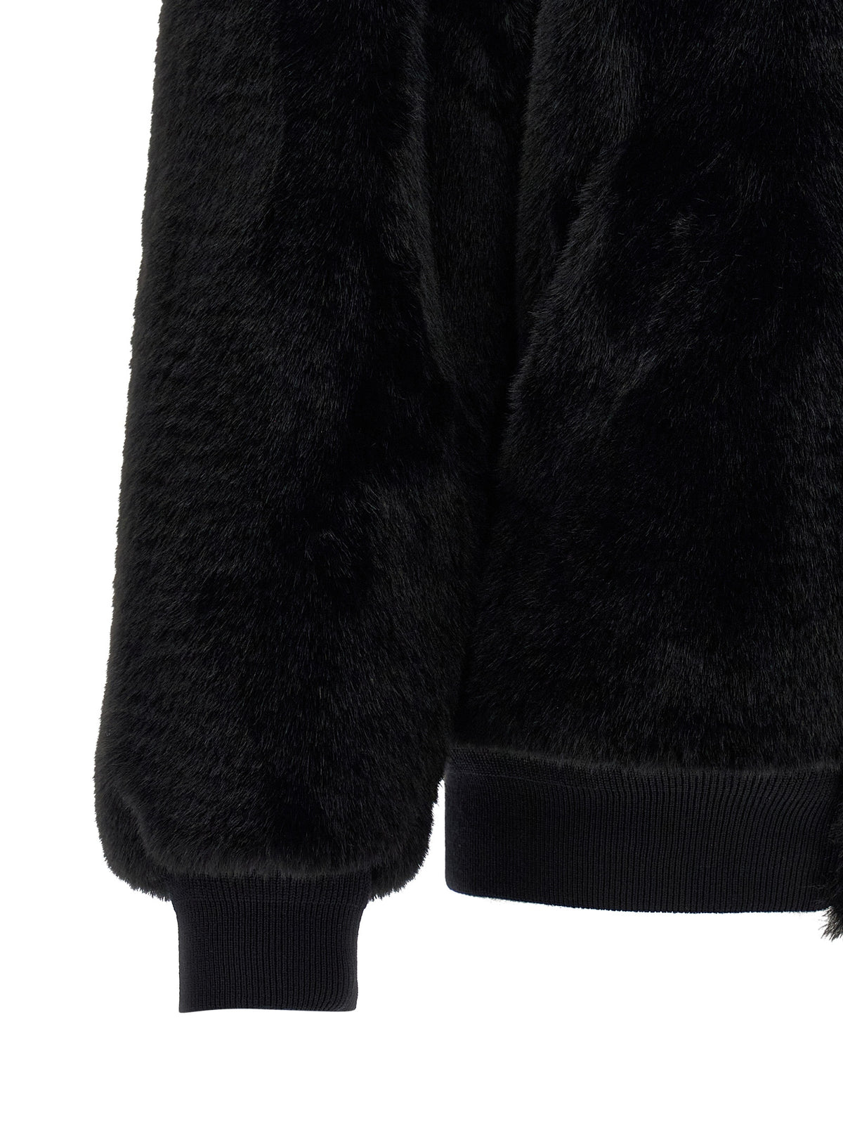 Prada Schwarzer Bomber aus recyceltem Polyamid