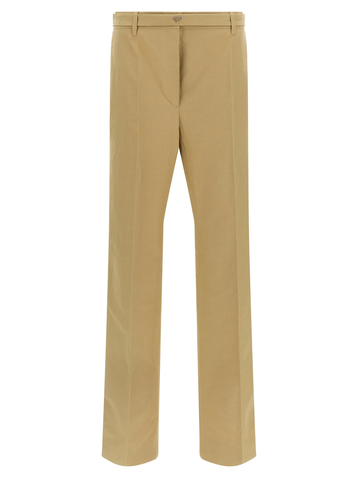 Prada Beige Cotton Casual Pants