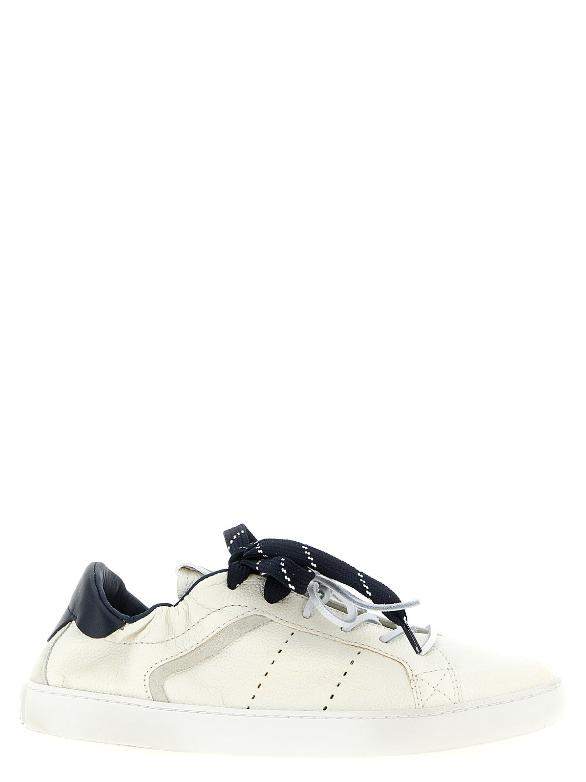 Miu Miu Blaue Kalbsleder Low-Top-Sneaker