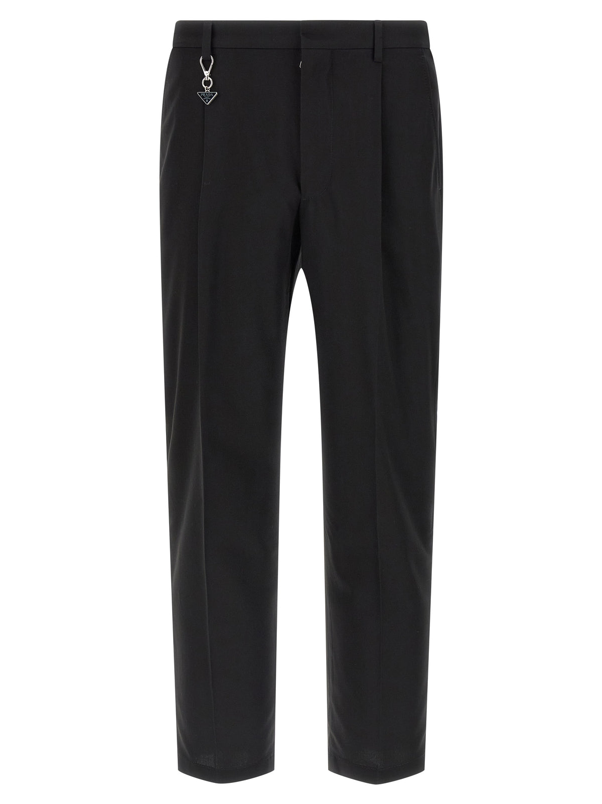 Prada Schwarze Baumwoll-Freizeithose