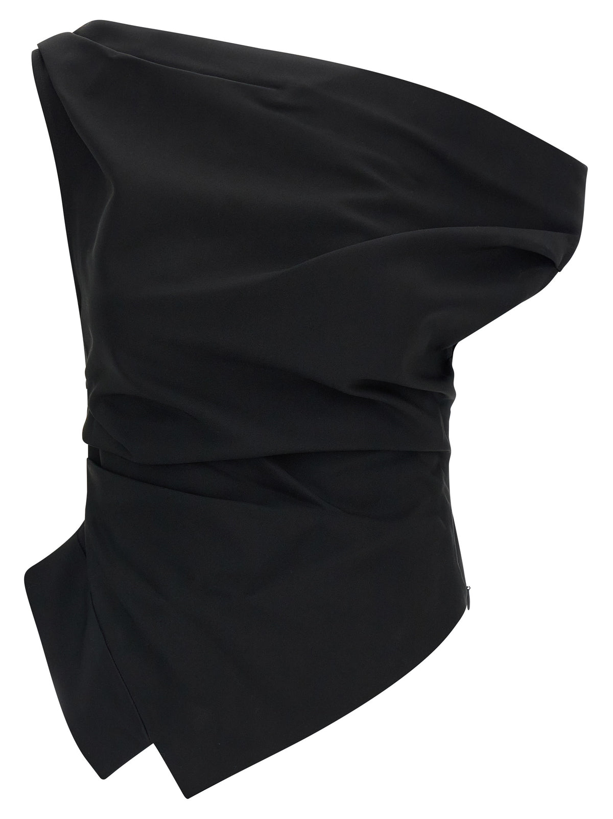 Rohe Schwarze Tanktops aus Viskose