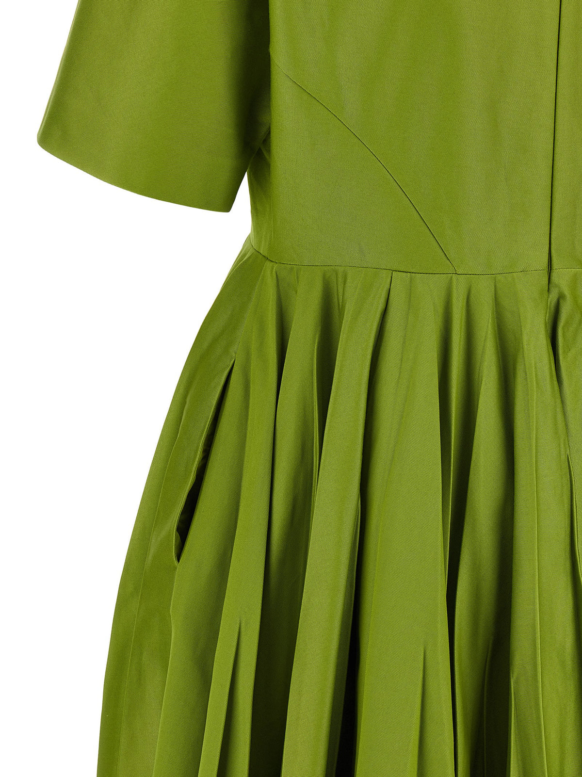 Prada Zweifarbige Baumwoll-Freizeitkleid