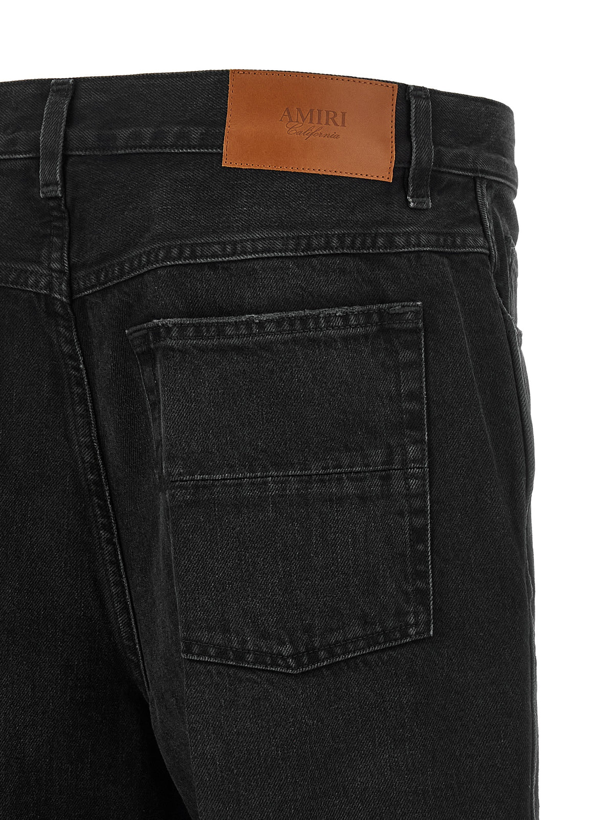 Amiri Schwarze Baumwoll-Schlagjeans