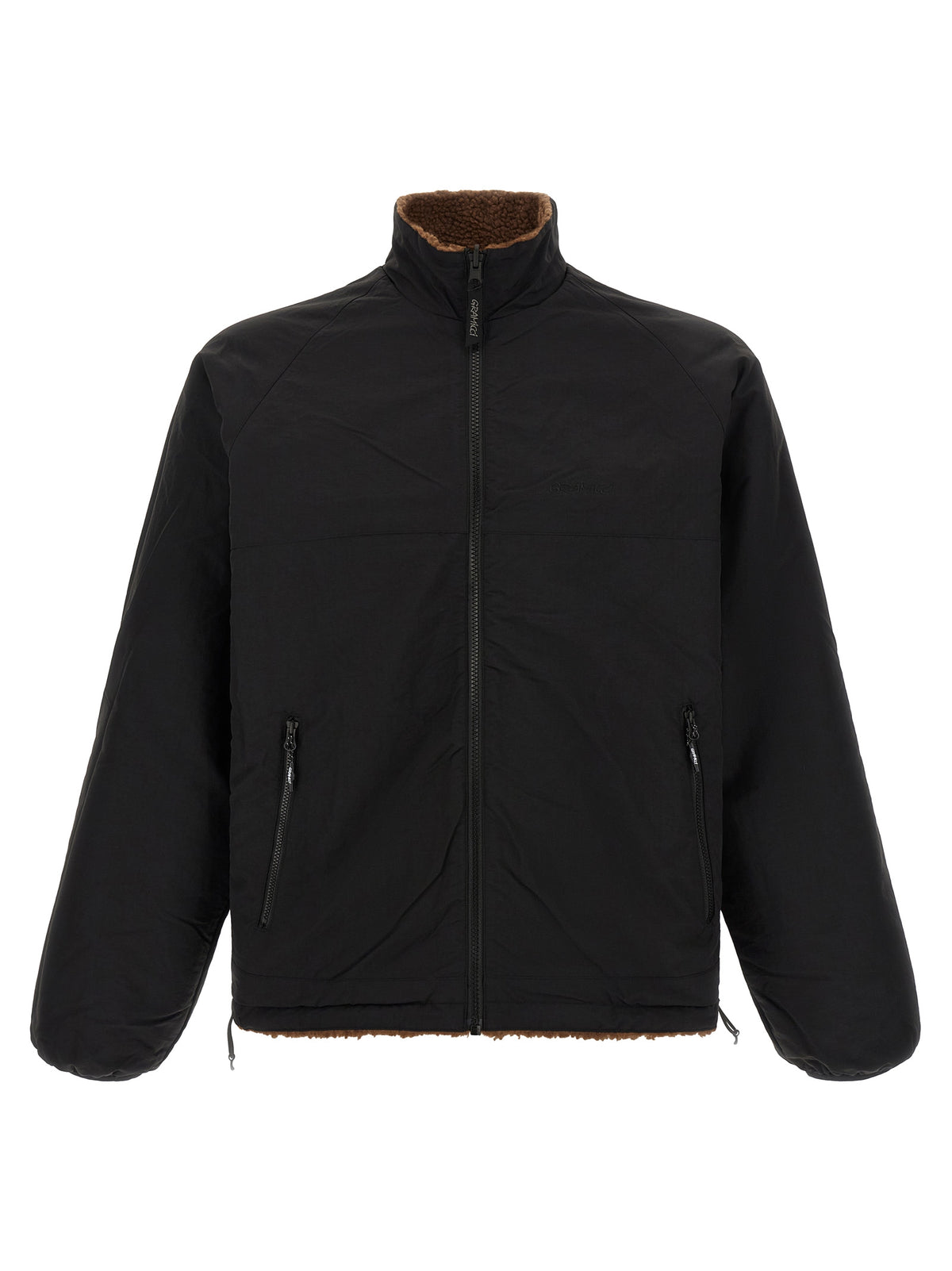 Gramicci Mehrfarbige Polyester-Jacke in voller Länge