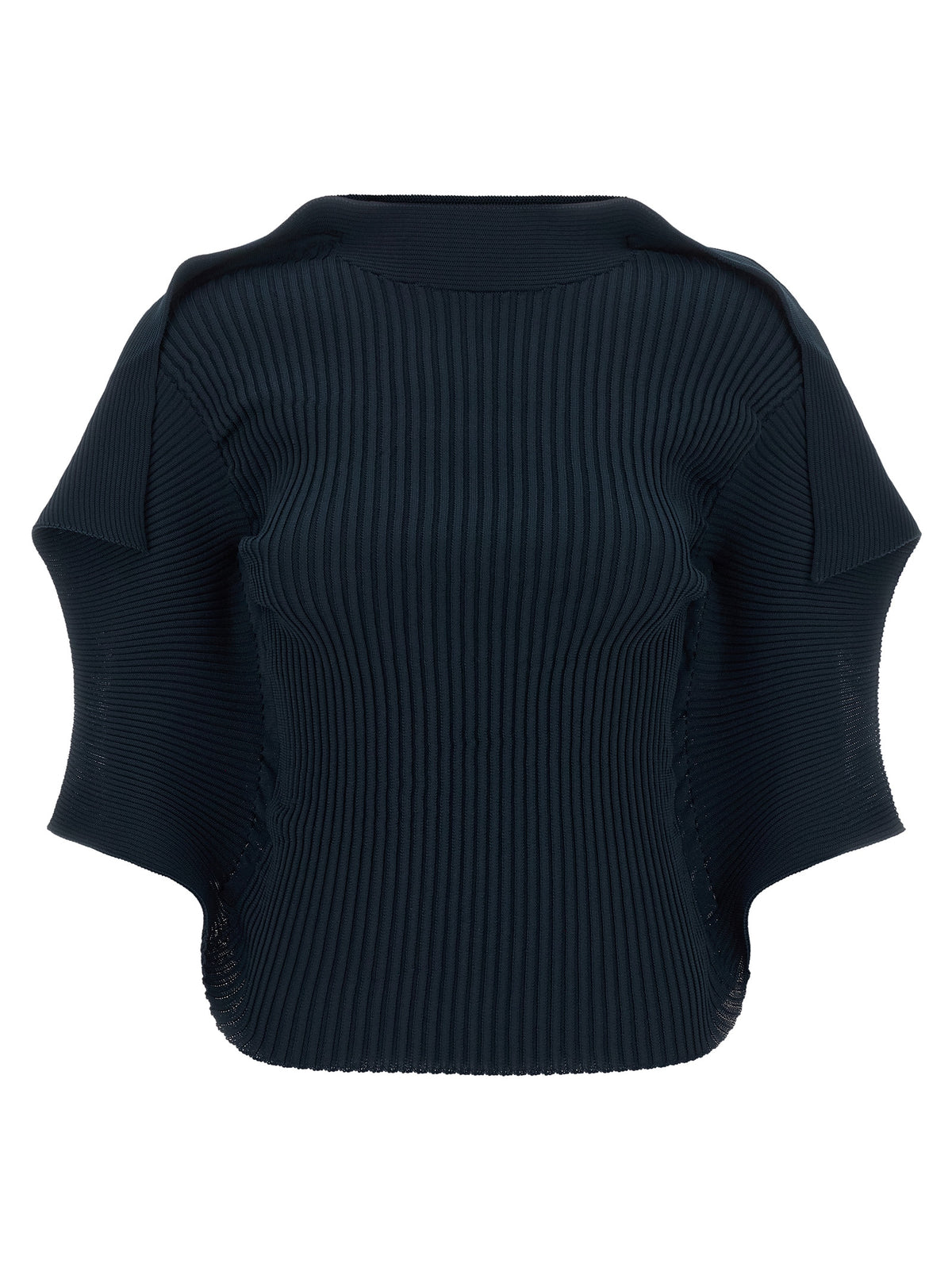 Issey Miyake Blaues Hemd mit Muster aus Polyester