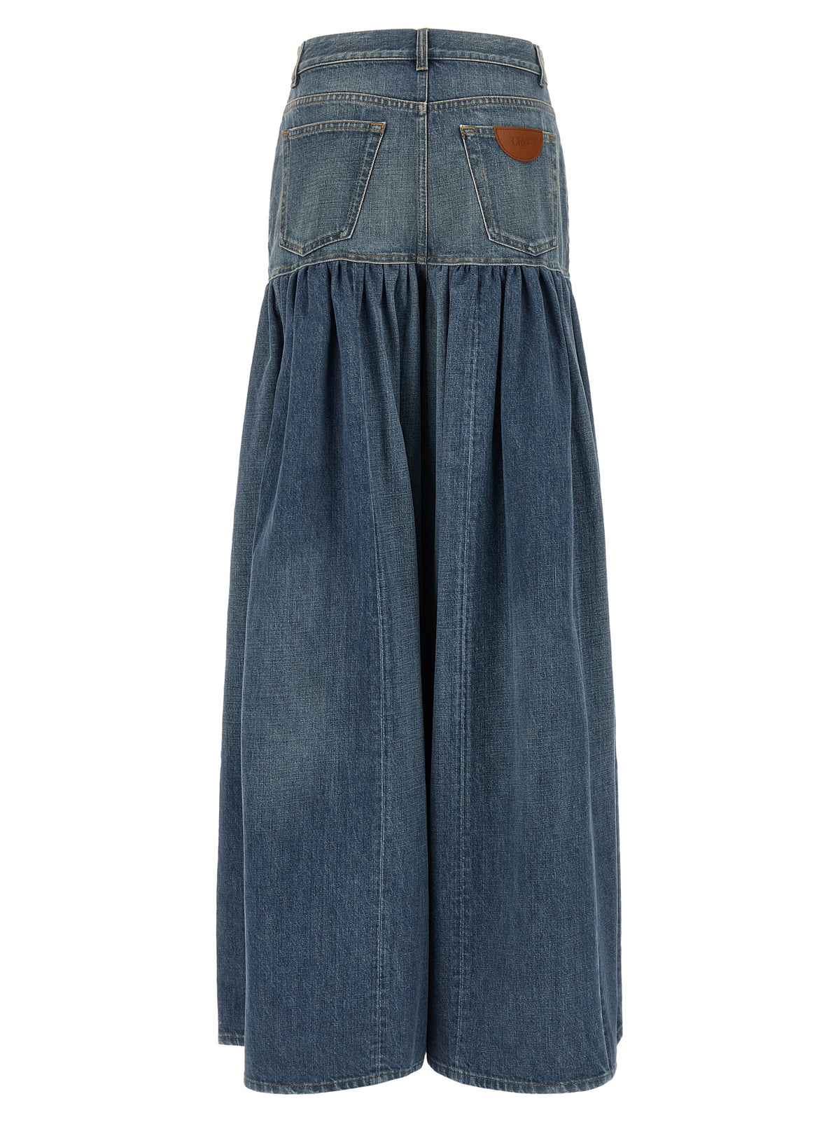 Chloé Blaue Jeansrock