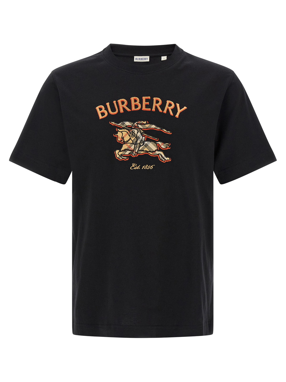 Burberry Schwarzes Baumwoll-T-Shirt