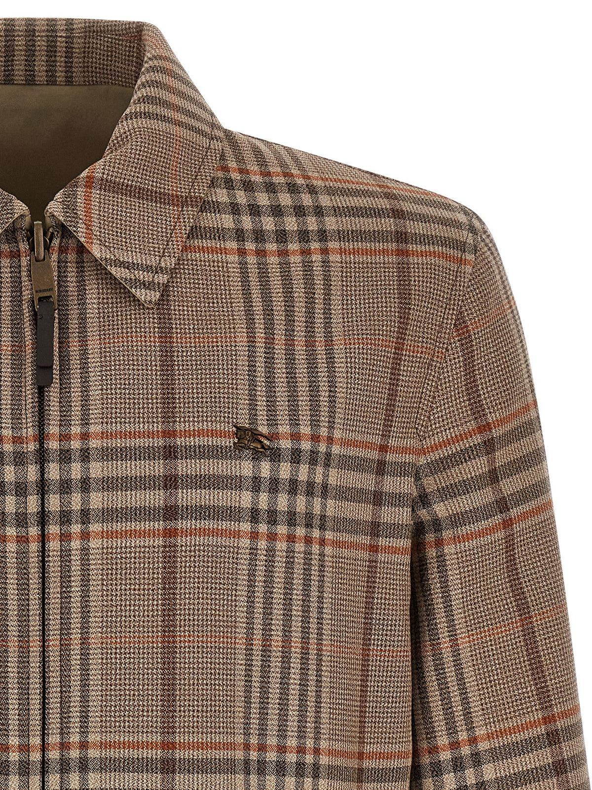 Burberry Beige Wollmantel Lang