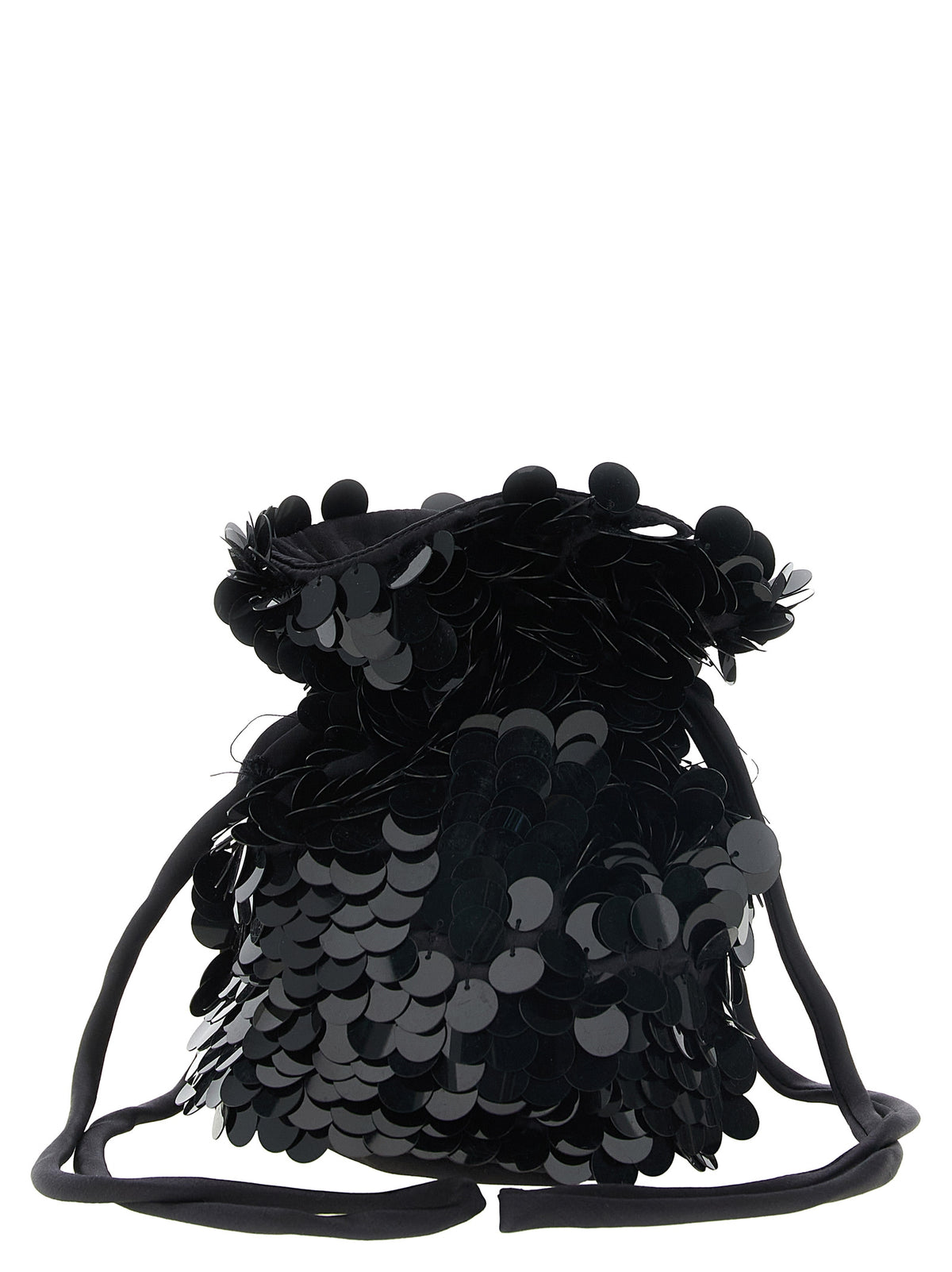 P.A.R.O.S.H. Schwarze Schultertasche aus Polyamid