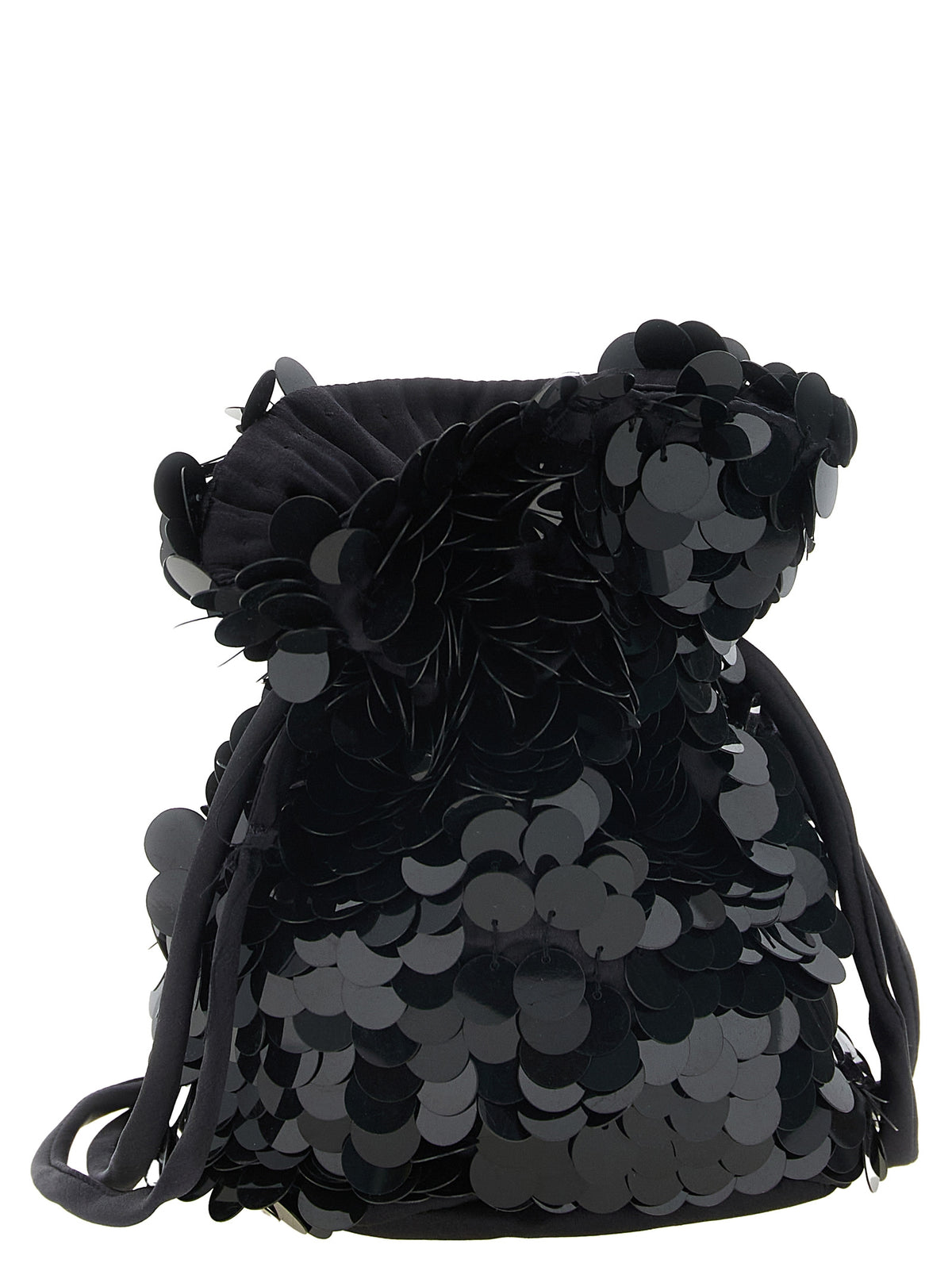 P.A.R.O.S.H. Schwarze Schultertasche aus Polyamid