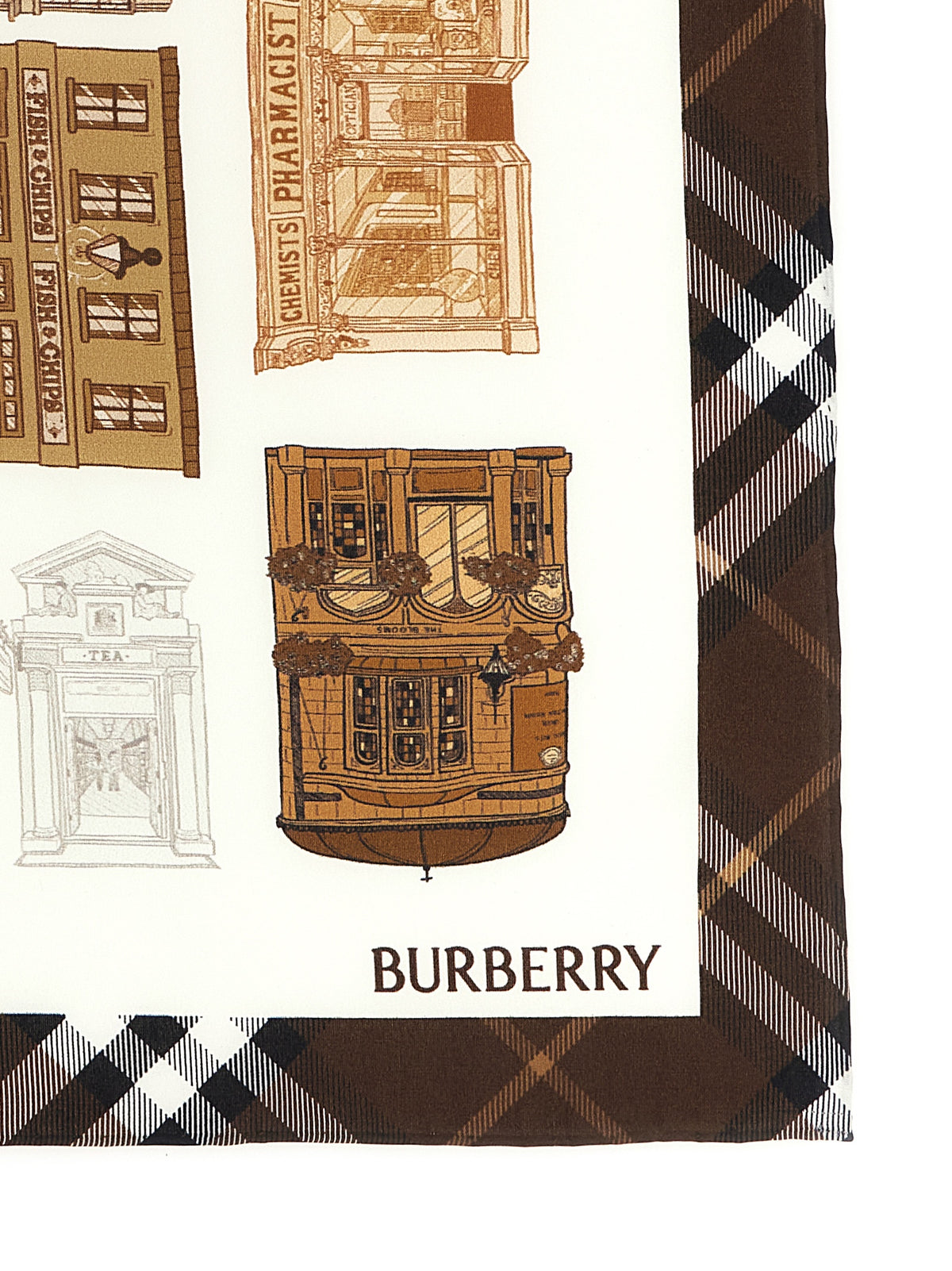 Burberry Mehrfarbiger Satin-Schal