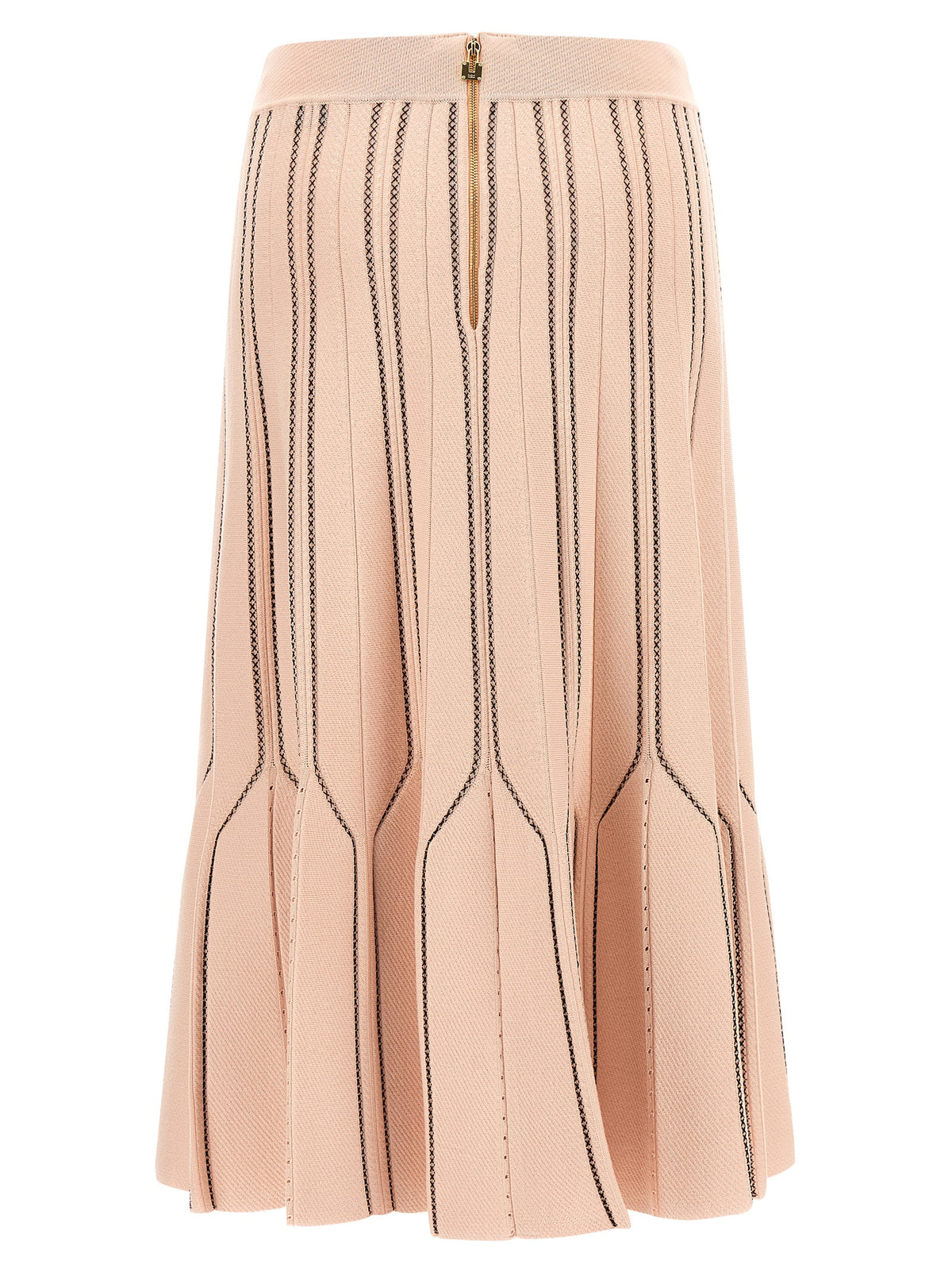 Elisabetta Franchi Mehrfarbiger Midirock aus Viskose