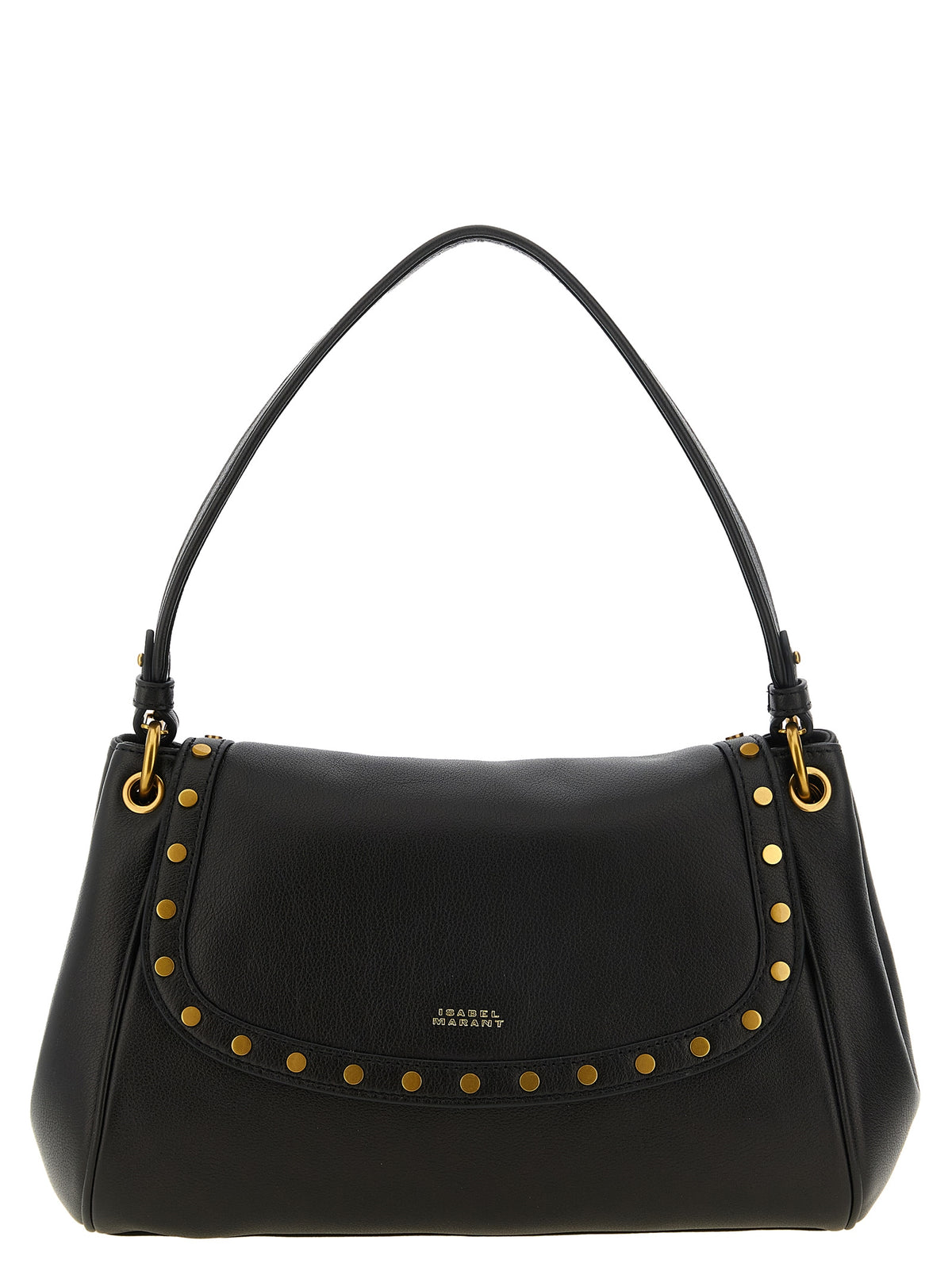 Isabel Marant Schwarze Lammleder-Schultertasche