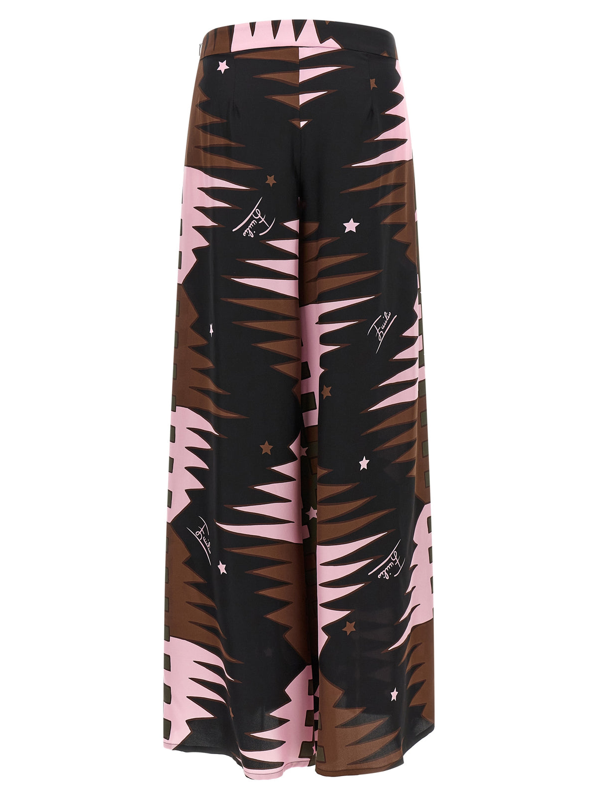 Emilio Pucci Multicolor Silk Casual Pants