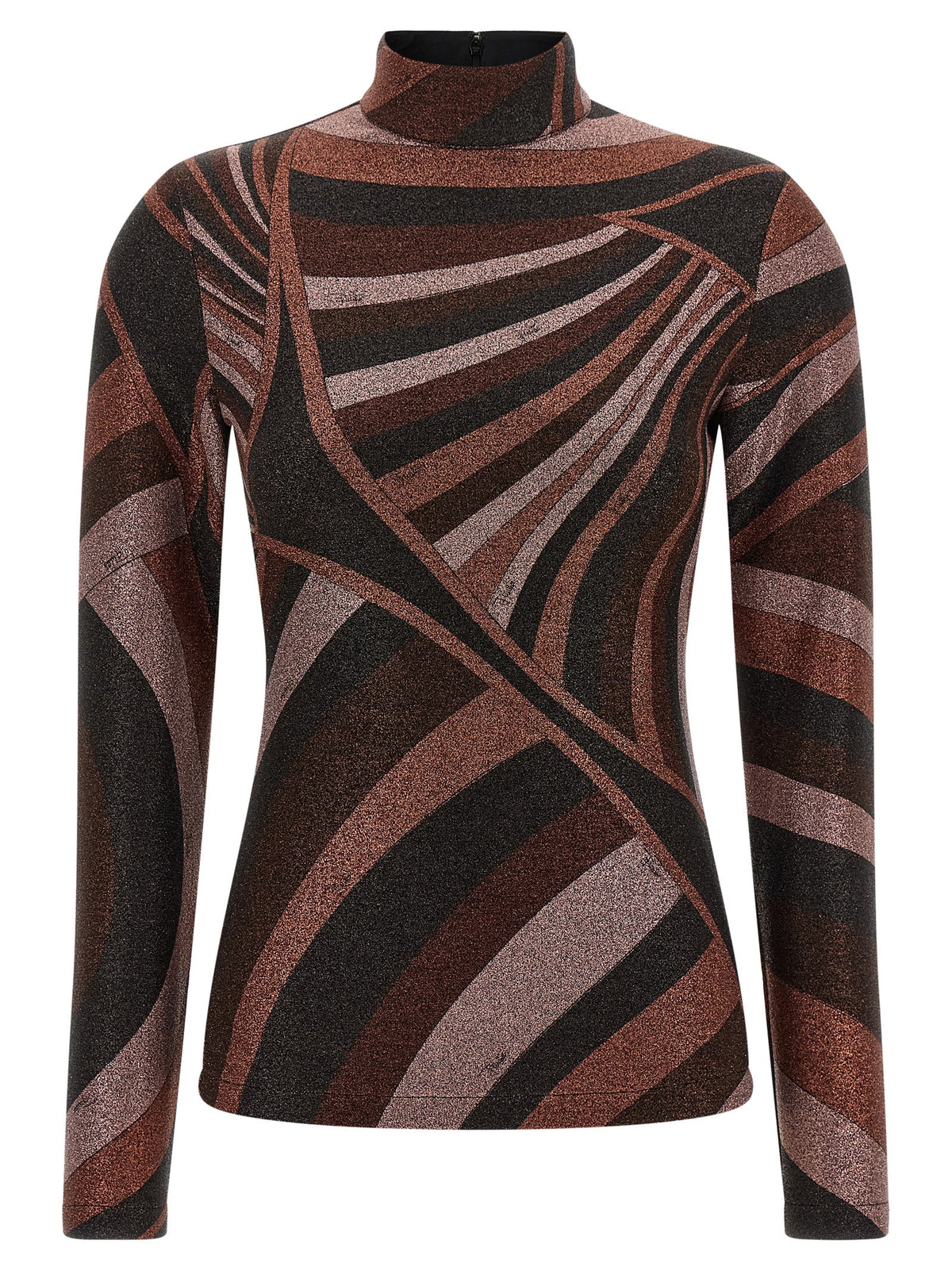 Emilio Pucci Bordeaux Polyamid-Strickjacke